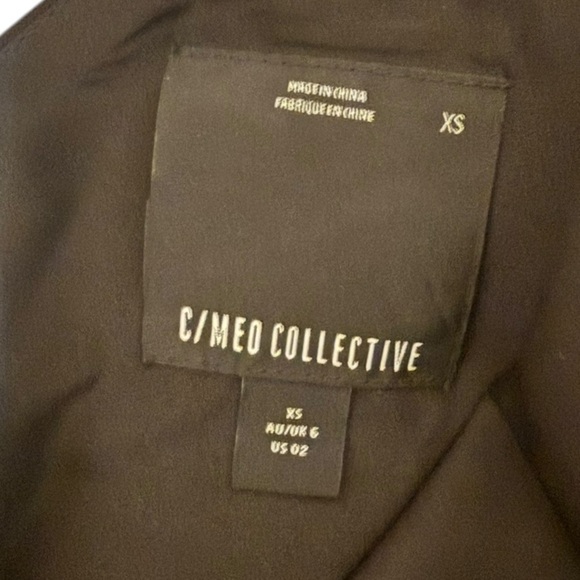 C/MEO Collective Black One Shoulder Mini Dress XS from Revolve - Picture 3 of 3